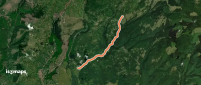 DN 13A (Dealul Piatra Colibei) - sat Băile Chirui - Colțul Chirui