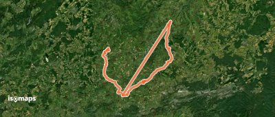 Pfälzerwald Weiß-Schwarzer Balken