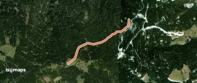 Fortsetzung der blauen Markierung von St. Corona - Kampsteiner Schwaig