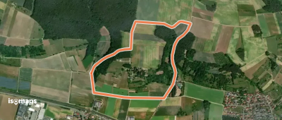 Rundwanderweg Oberhaid hellviolett
