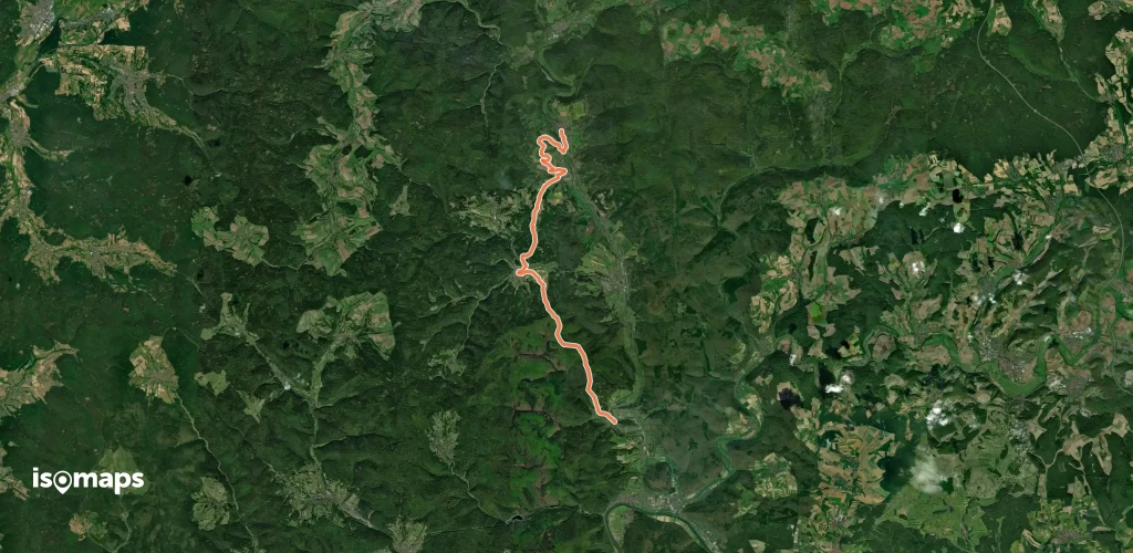 Gebietswanderweg Roter Schrägstrich: Rieneck - Obersinn