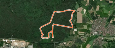 Roter Schmetterling, Rundwanderweg Alzenau - Wanderparkplatz Mühlmark