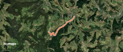 Weg zum "Hohen Stein" und Möltern