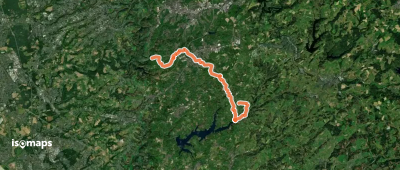 [Vollquadrat] Burg - Dhünntalsperre