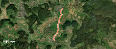 Innerer Zugangsweg (gelbes Dreieck)