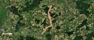 Querweg des Schwäbischen Albvereins (blaue Raute)