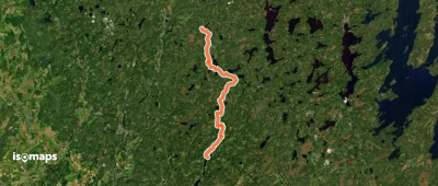 Hallandsleden Etappen Sandsjön - Kvarnforsen - Gyltige