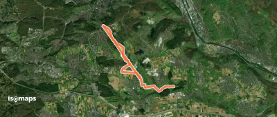 blaues Kreuz Degerloch - Schloß Hohenheim