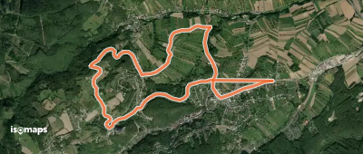 Kalkbrennofenweg Forchtenstein ( Sportplatz - Burg Forchtenstein - Steinbruch und retour)