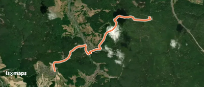 Gebietswanderweg Roter Schrägstrich: Volkersbrunn => Echterspfahl