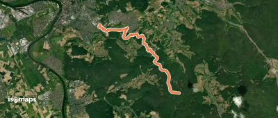 Gebietswanderweg Roter Schrägstrich Aschaffenburg - Hohe Wart
