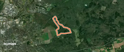 Rundwanderweg Darmstadt Steinbrücker Teich 1: Kahler Berg-Weg