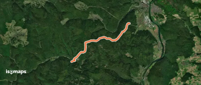 Gebietswanderweg Rotes Dreieck, Lohr - Erlenfurt