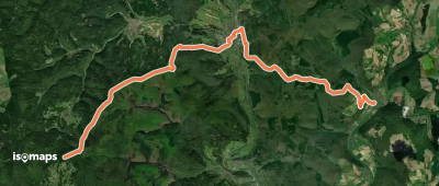 Gebietswanderweg Rotes X, Burgsinn - Bayerische Schanz