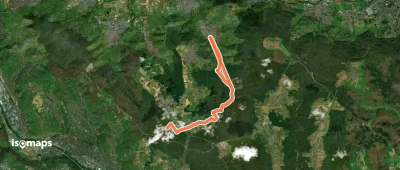 Hauptlinie des SAV (blauer Strich)