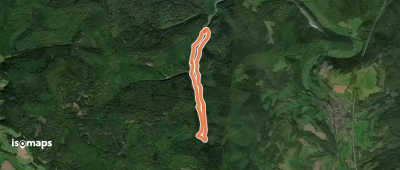 Roter Schmetterling, Rundwanderweg Emmerichsthal