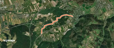 Pitten - Seebenstein über Hubertuskapelle