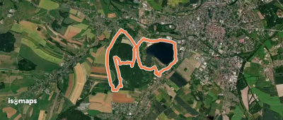 Olbersdorfer Tagebau-Lehrpfad (grüner Diagonalstrich)