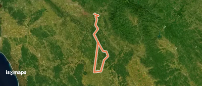 Sentiero di crinale del Chianti