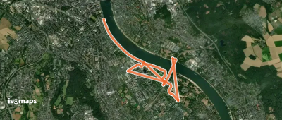 Rheinsteig-Zuweg Freizeitpark Rheinaue