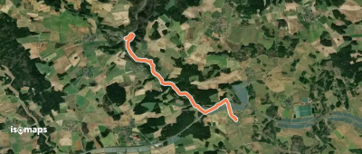 Zubringerweg Erhardsmühle - Buckendorf, auch Buckendorfer Weg
