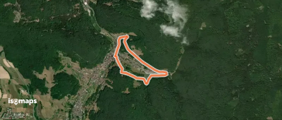 Roter Schmetterling, Rundwanderweg Heimbuchenthal