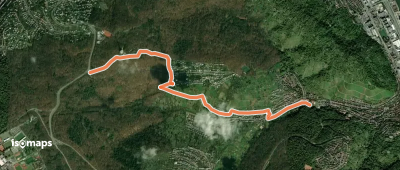 Querweg des SAV (roter Punkt)