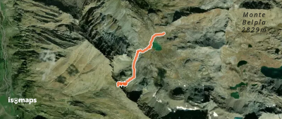 Sentiero 4A - Col d'Etzely-Lago Mezove
