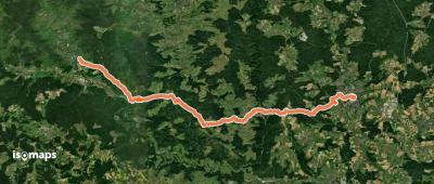 Nebenlinie des SAV (rotes Plus)