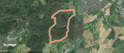Rundwanderweg Ober-Ramstadt Am Kuhfalltor 3: Geisenwald-Weg