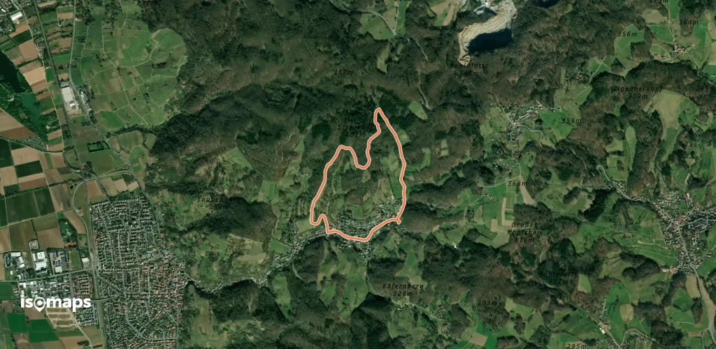 Rundwanderweg Heppenheim Wolfslücke 2: Steinkopf-Weg