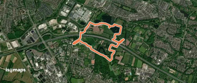 WNW Twente - Weusthag - rode route