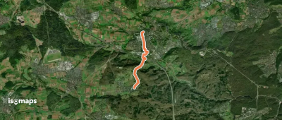 Blauer Punkt Leonberg Bhf - Warmbronn