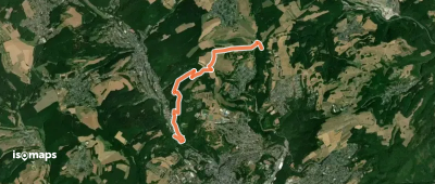 Saar-Hunsrück-Steig Zuwegung Historische Weiherschleife