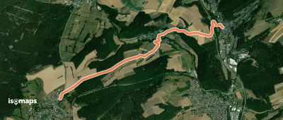 Saar-Hunsrück-Steig Zuwegung Herrstein über Oberwörresbach