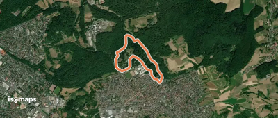 AOK-Trail Nordic Walking Grün