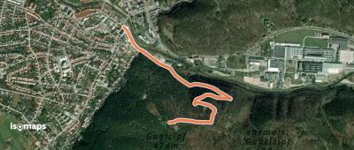 Berndorf Bhf - Guglzipf über Sängersteig