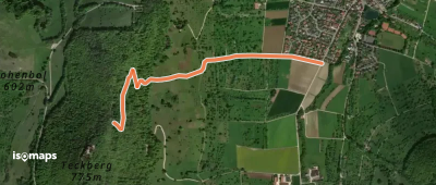 blaues Dreieck Bissingen - Teck