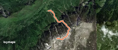 Sentiero alpinistico del Vallon delle Trappole