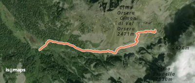 Sentiero attrezzato di Val Orsera