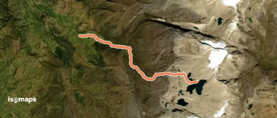 Camino a la Laguna Grande de la Sierra