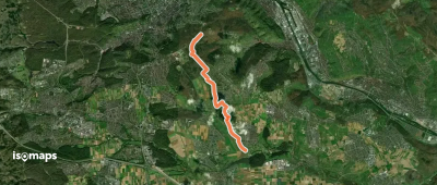 Querweg des SAV (roter Punkt)