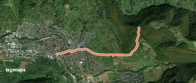 blaues Dreieck Schillingskreuz - Dettingen