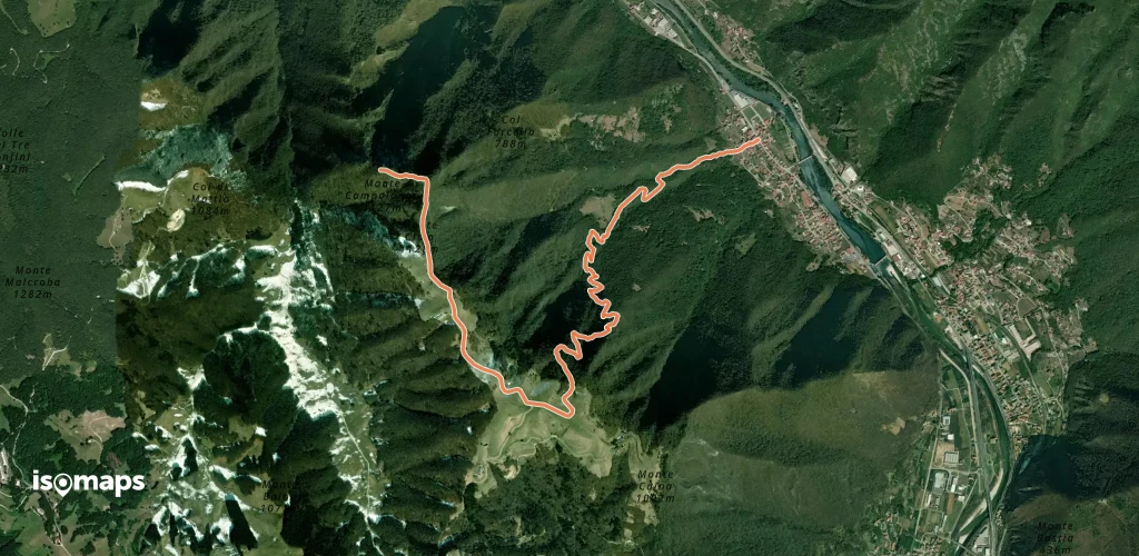 Campolongo sul Brenta - Casare di Campolongo - Monte Campolongo