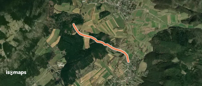 Mutmannsdorf - Anschluß grüner Wanderweg