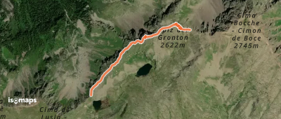 Sentiero attrezzato del Gronton