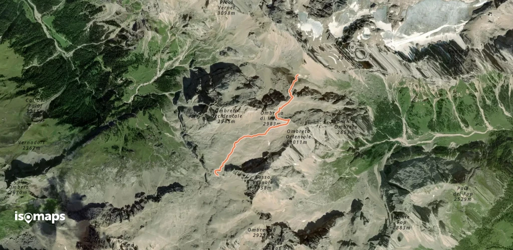 Via ferrata de Ombreta - Vernale
