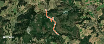 Redlschlag - Salmannsdorf (erst rot dann grün)