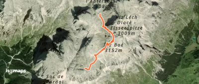 Via ferrata del Piz Boè