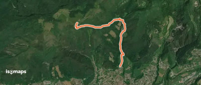 Castione - carrabile verso la Chiesetta degli Alpini sul colle Blum